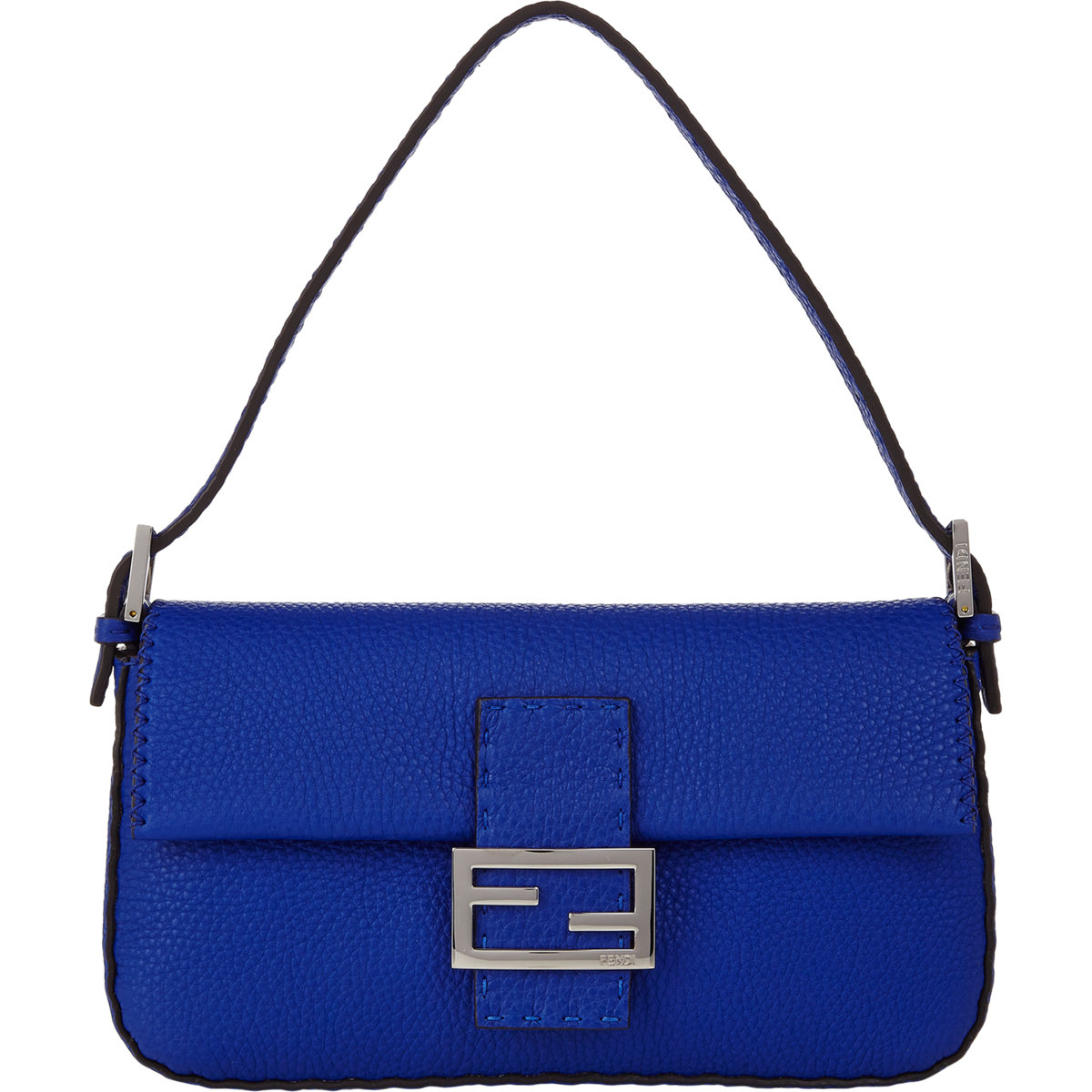Lyst - Fendi Selleria Baguette Bag in Blue