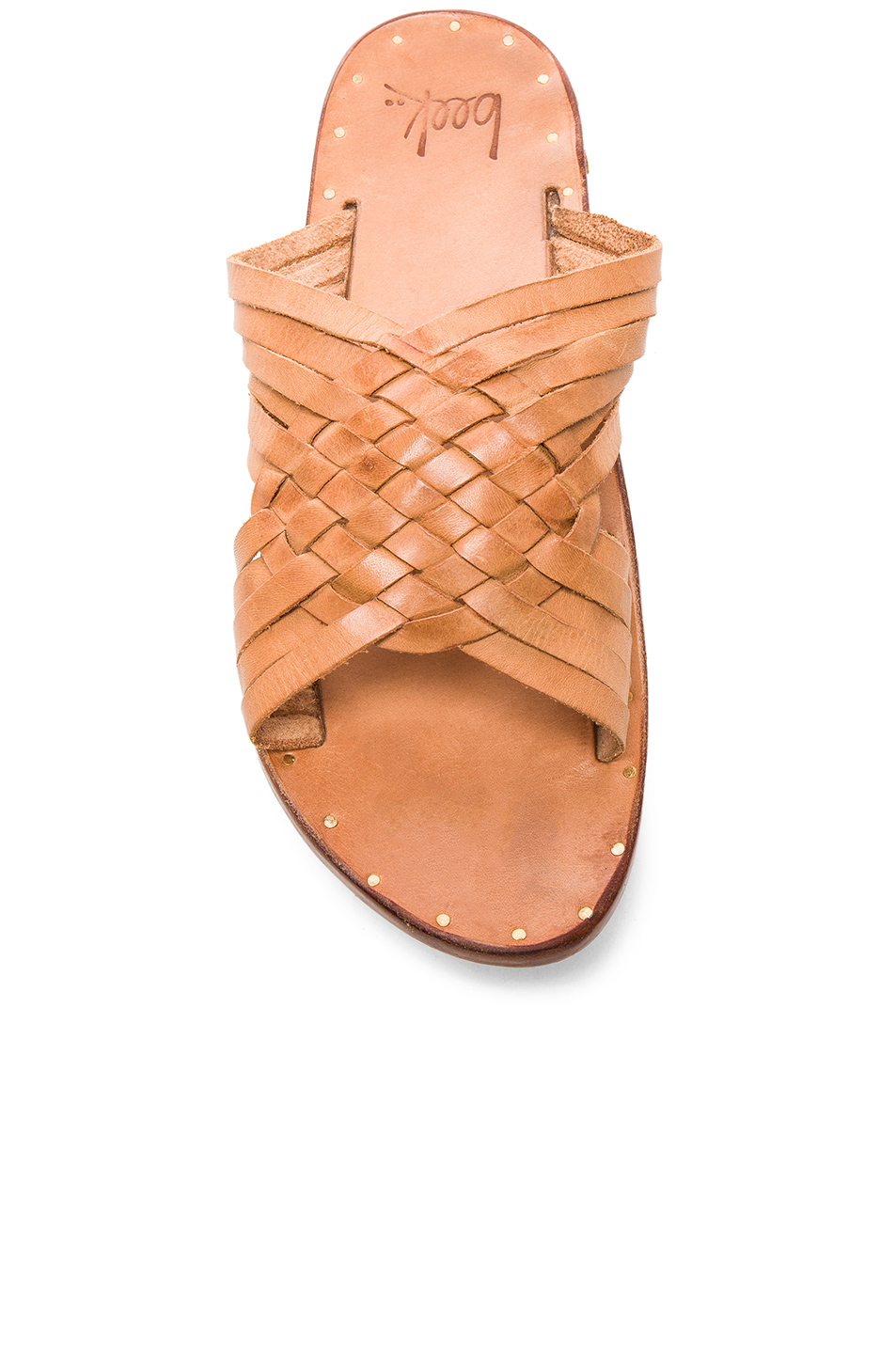 Beek Leather Swallow  Sandals  in Brown Lyst