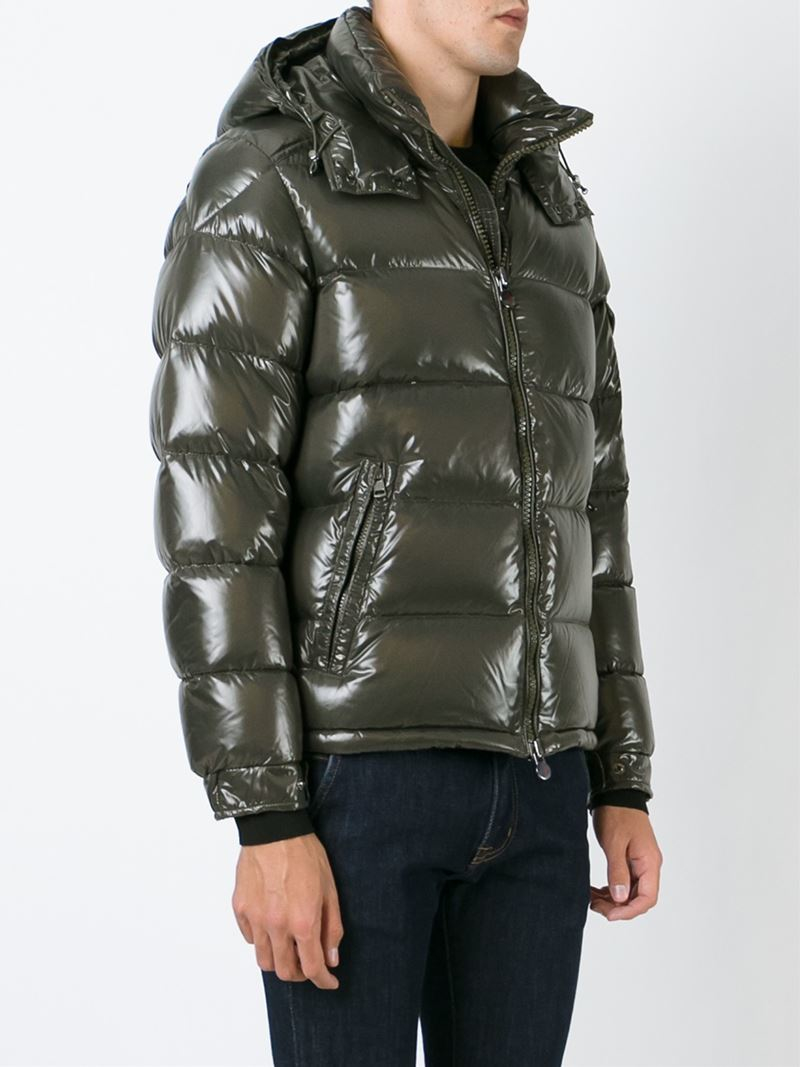 Moncler 'maya' Padded Jacket in Green for Men - Lyst