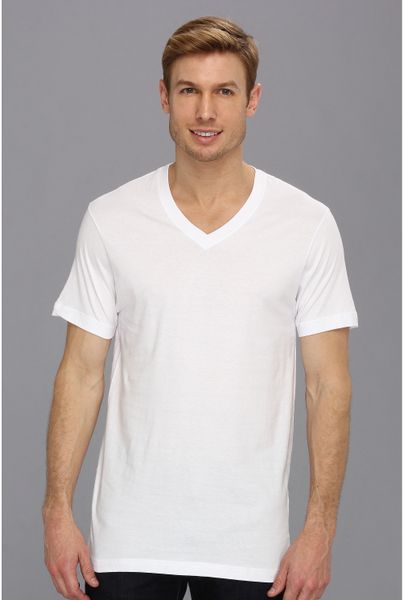 2xist | White 3-pack Essential Jersey V-neck T-shirt for Men | Lyst