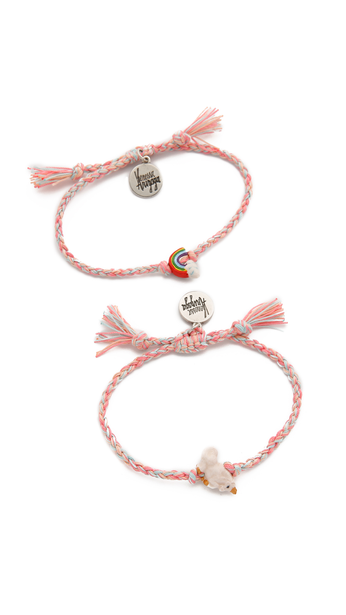 Venessa Arizaga Rainbow Unicorn Friendship Bracelet Set Gallery