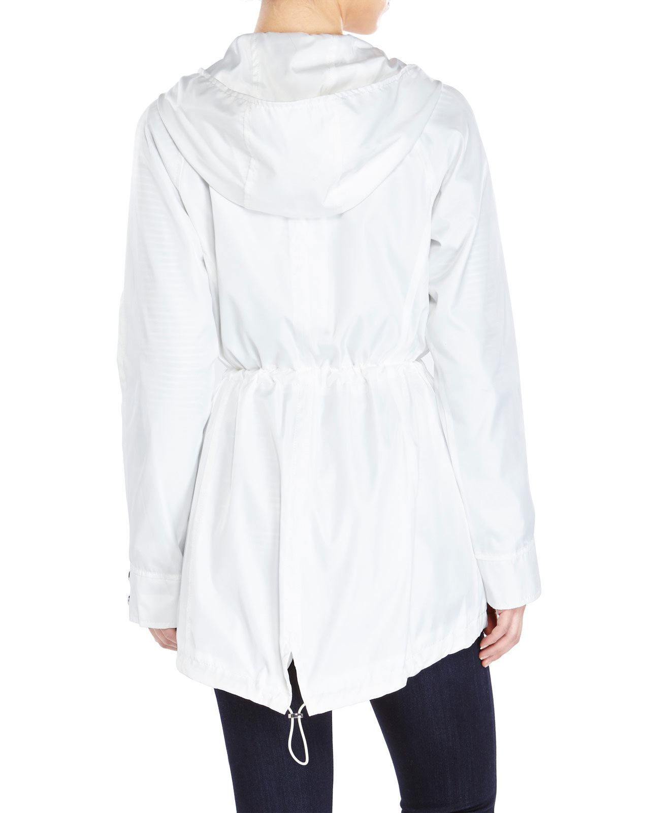 white anorak jacket