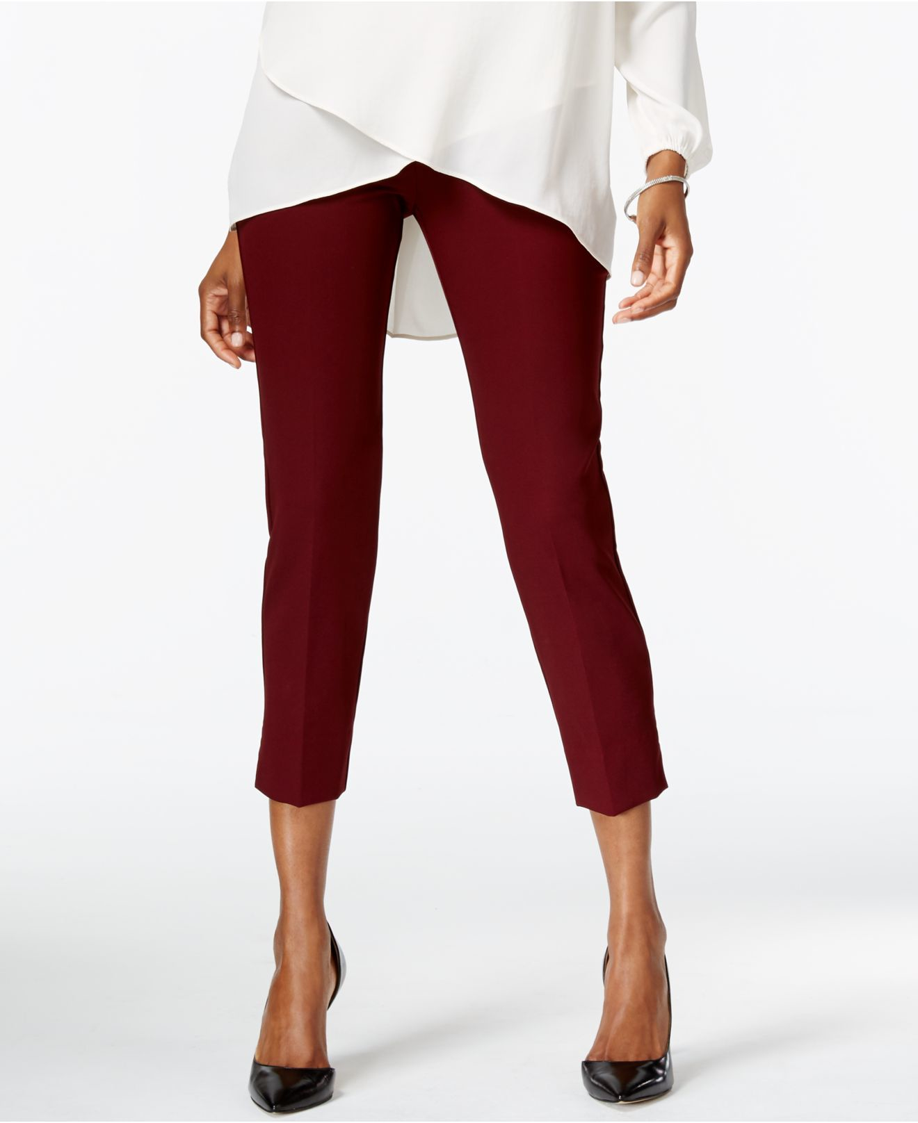 stretch capri pants - Pi Pants