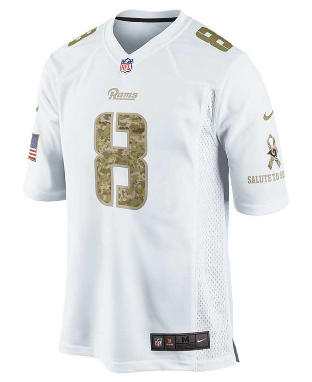 Nike Sam Bradford St. Louis Rams Jersey in White for Men (White ...