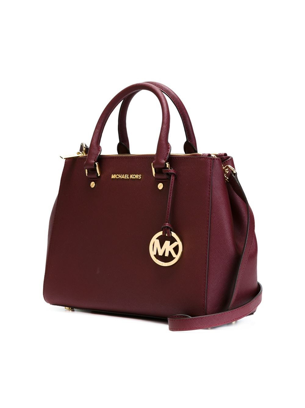 mk burgundy bag