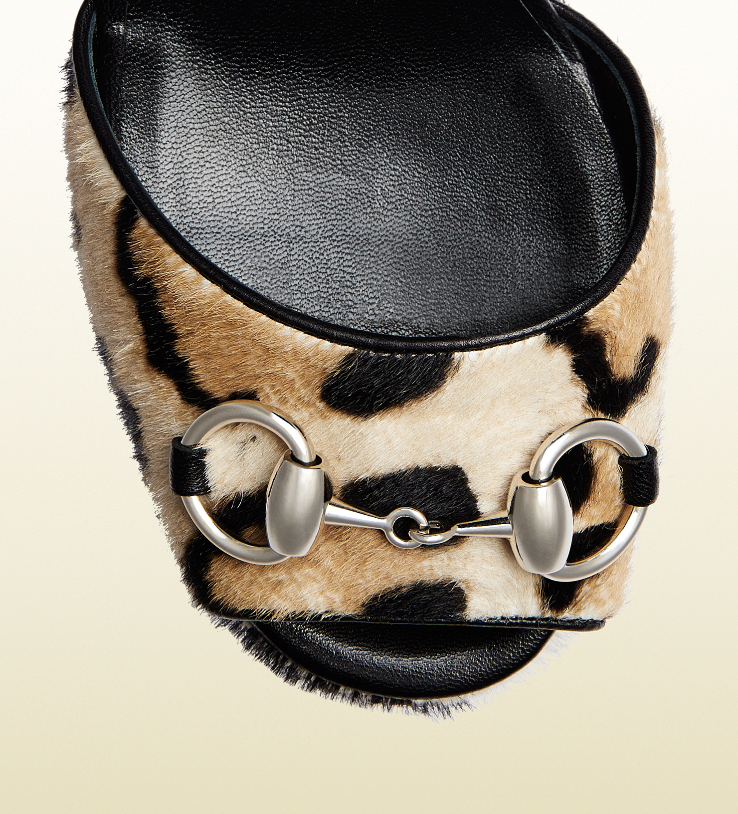 gucci leopard print mules
