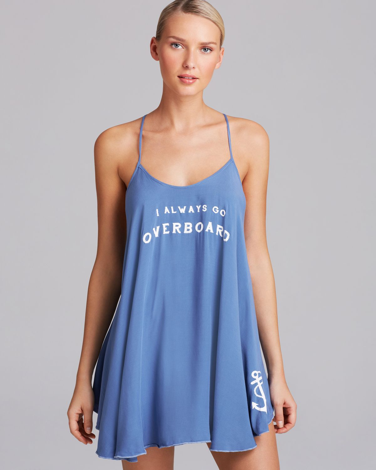 Lyst - Wildfox Off The Deep End Monaco Swim Cover Up Dress in Blue