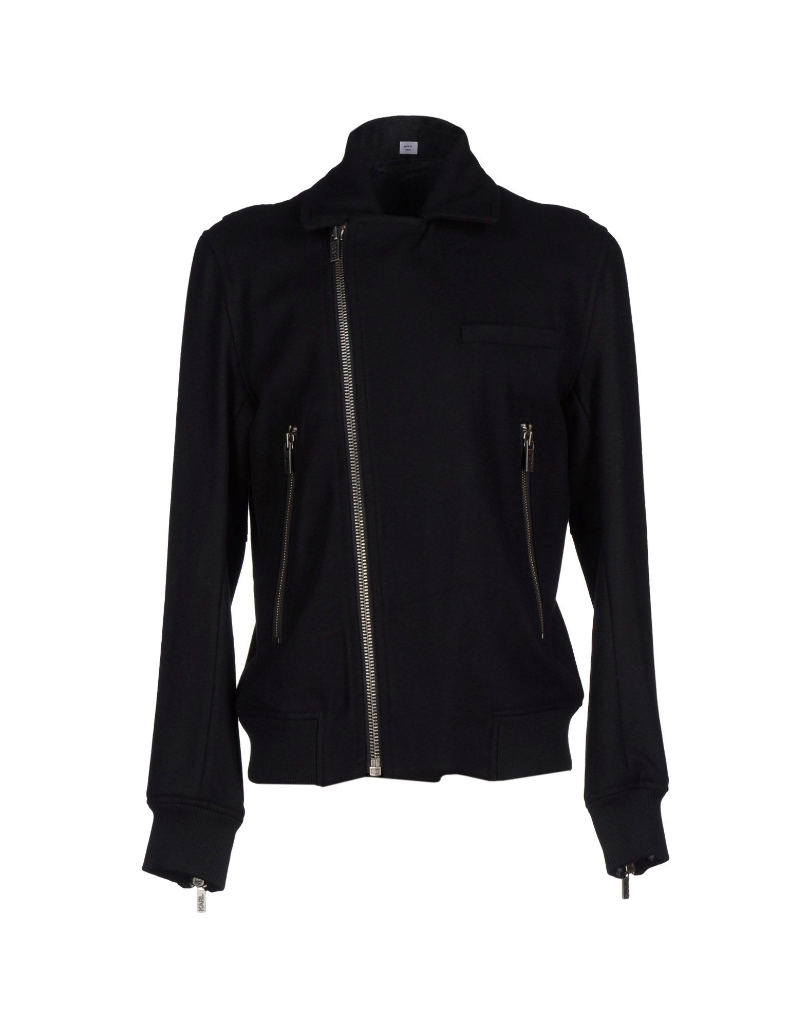 Karl by karl lagerfeld Jacket in Black for Men | Lyst