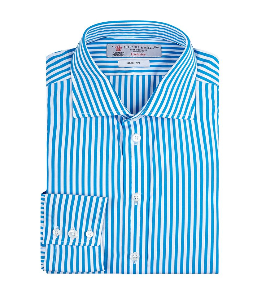 Turnbull & asser Bengal Stripe Shirt in Blue for Men | Lyst