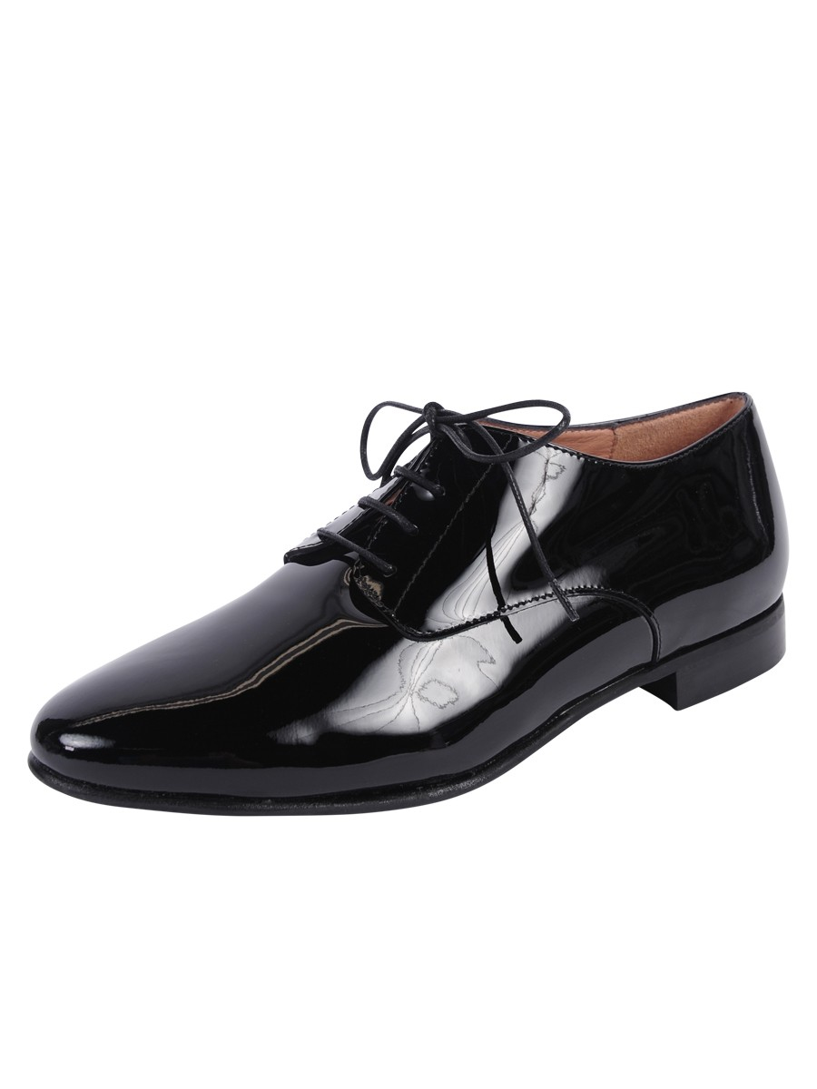 Fabio rusconi Patent Leather Oxford in Black | Lyst