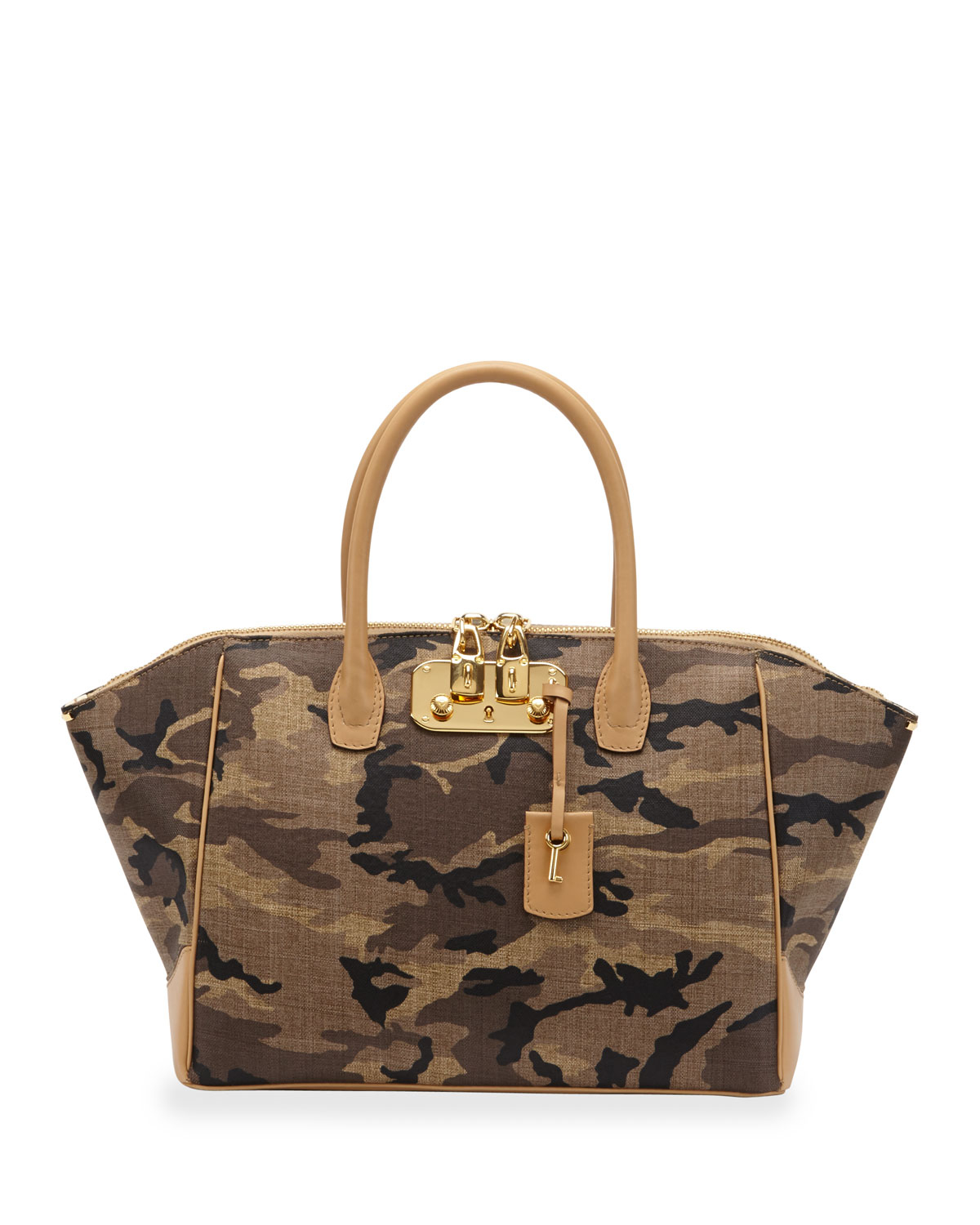Vbh Brera 34 Camouflage Medium Satchel Bag in Multicolor (MULTI COLORS ...