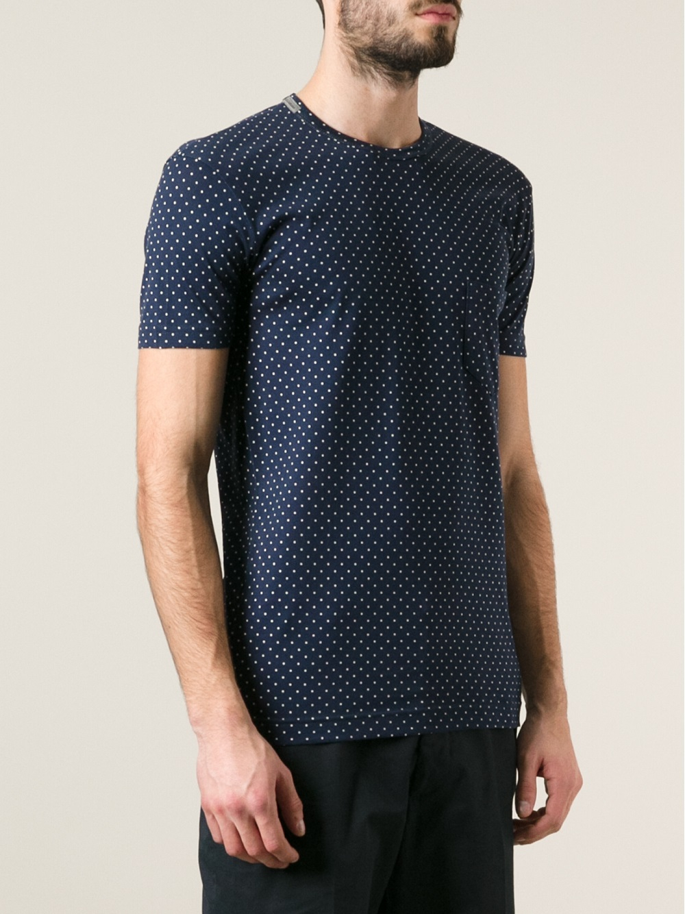 Lyst - Dolce & Gabbana Polka Dot Tshirt in Blue for Men
