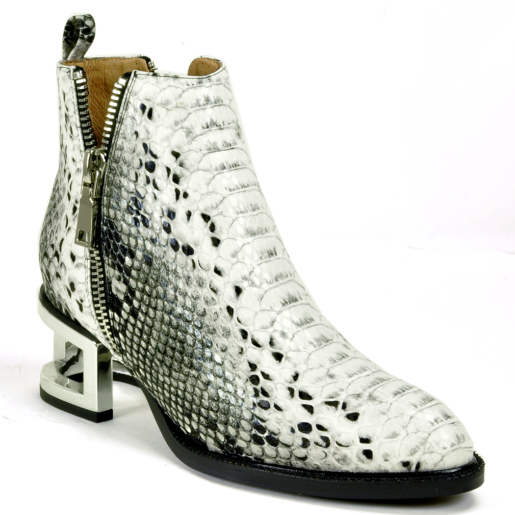 Lyst - Jeffrey Campbell Ankle Bootie in White