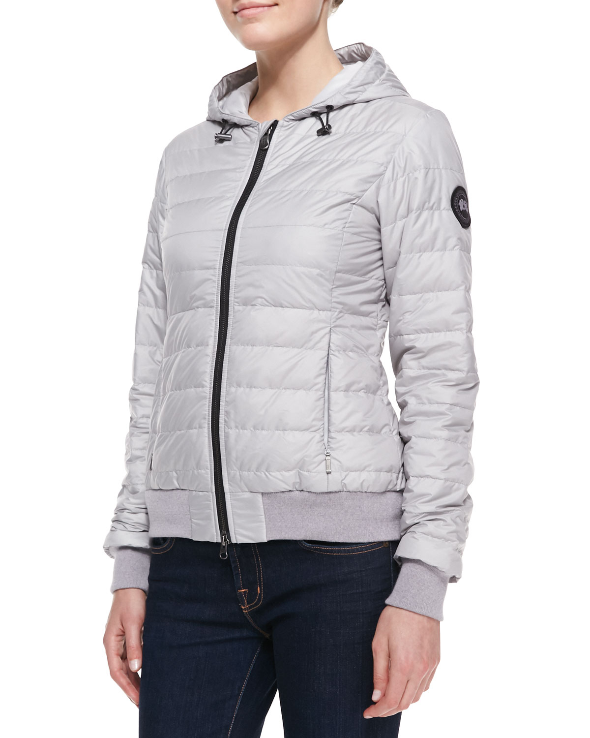 Lyst - Canada Goose Sydney Hoodie Jacket Silverbirch in Metallic