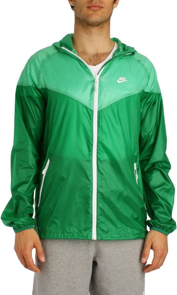 Nike Summerized Windcheater Jacket in Green for Men | Lyst