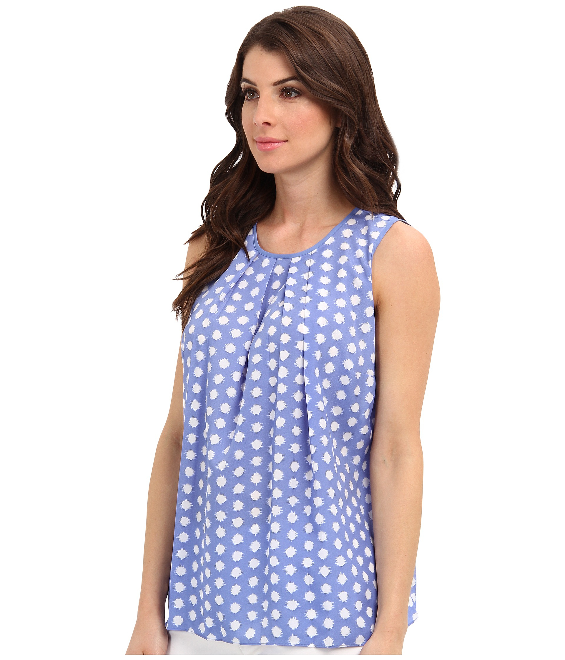 michael kors polka dot top