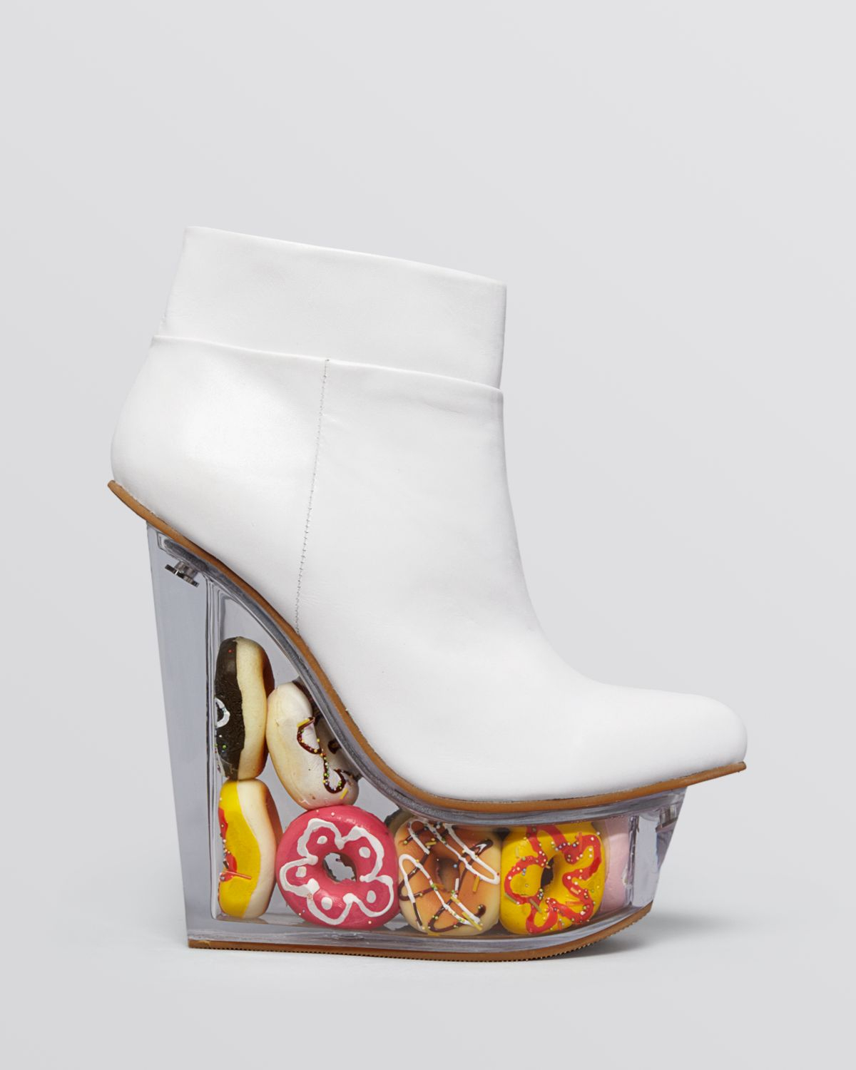 white platform wedge boots