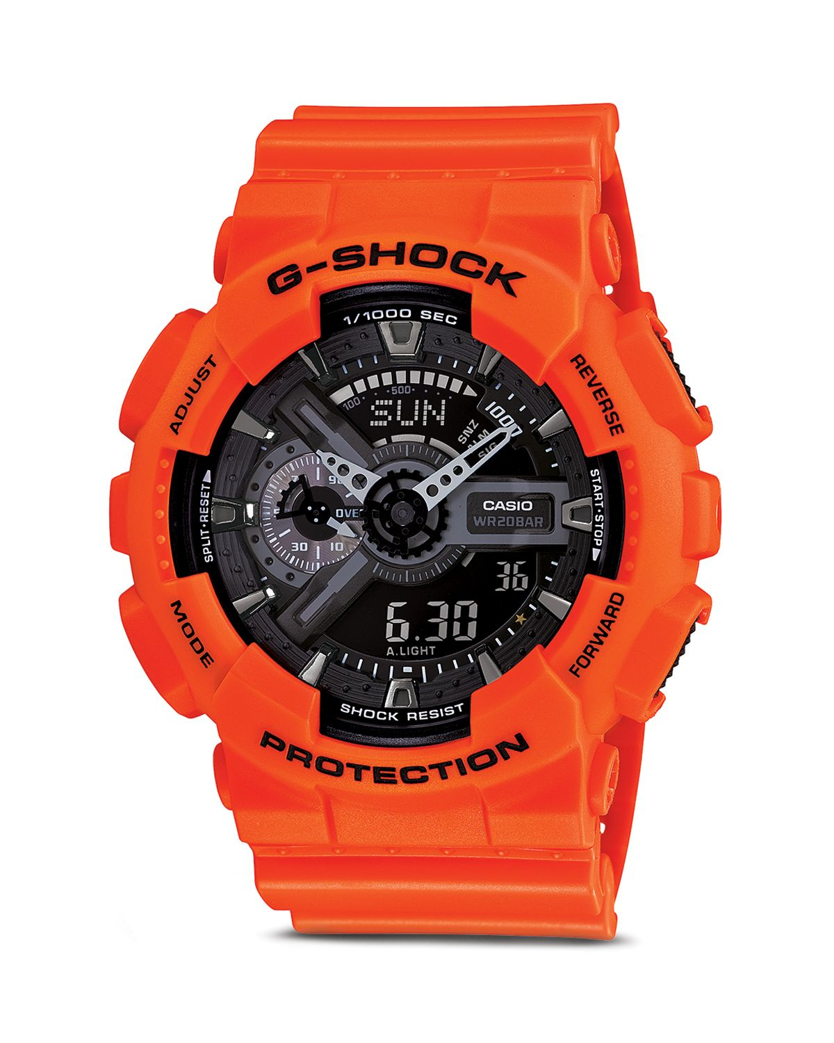 g shock blue and orange