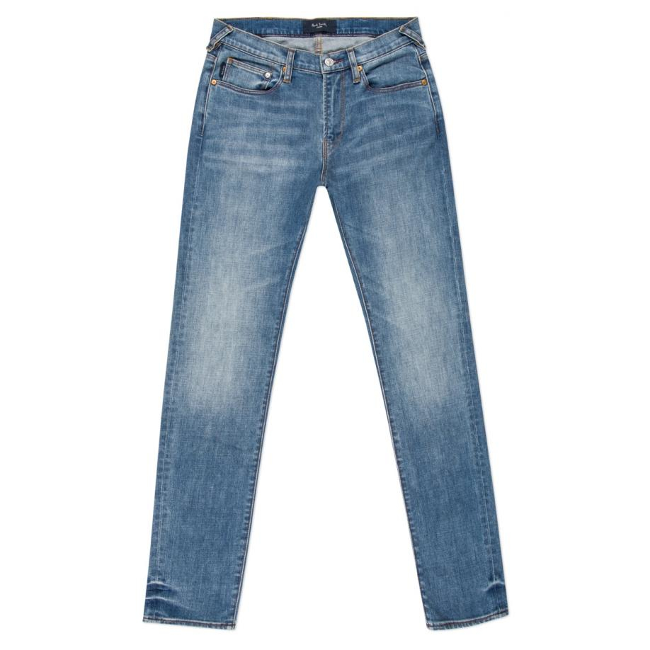 Paul smith Men's Slim-fit Light-wash Stretch-denim Jeans in Blue for ...
