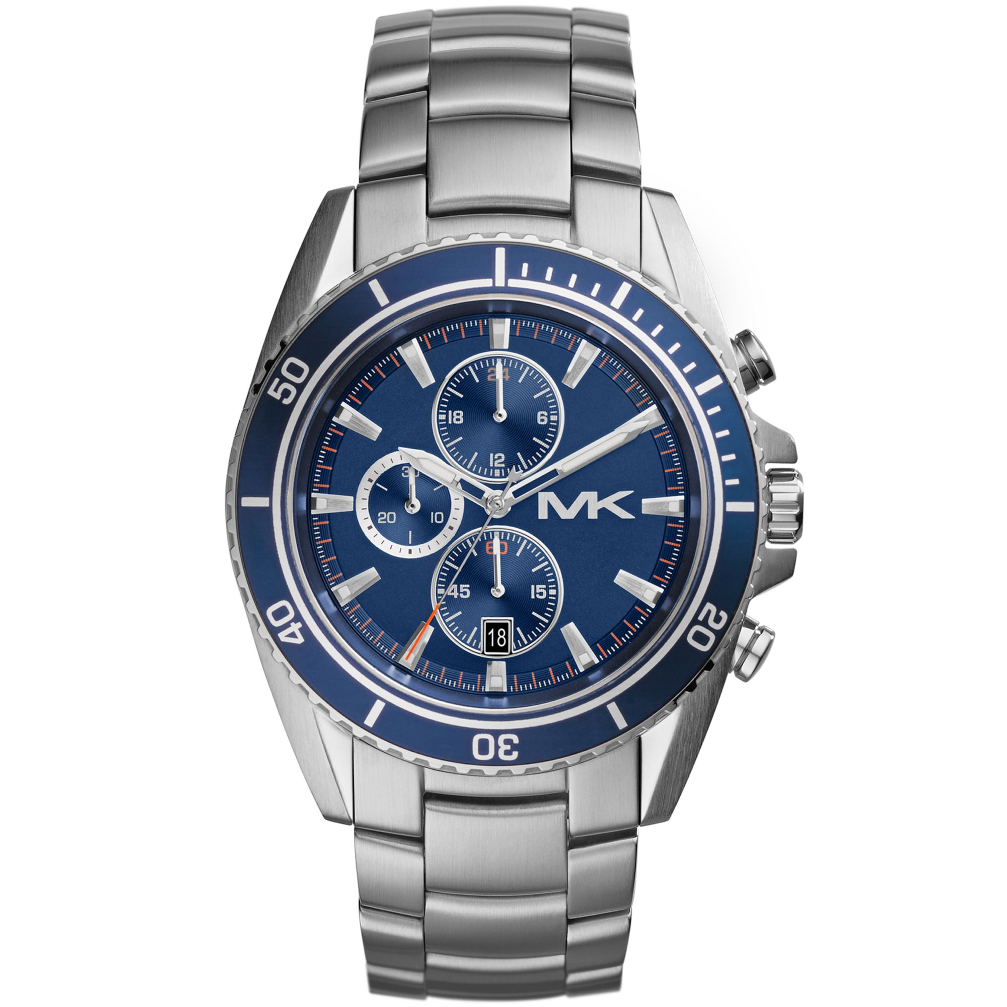 Michael kors Men'S Chronograph Lansing Stainless Steel Bracelet Watch