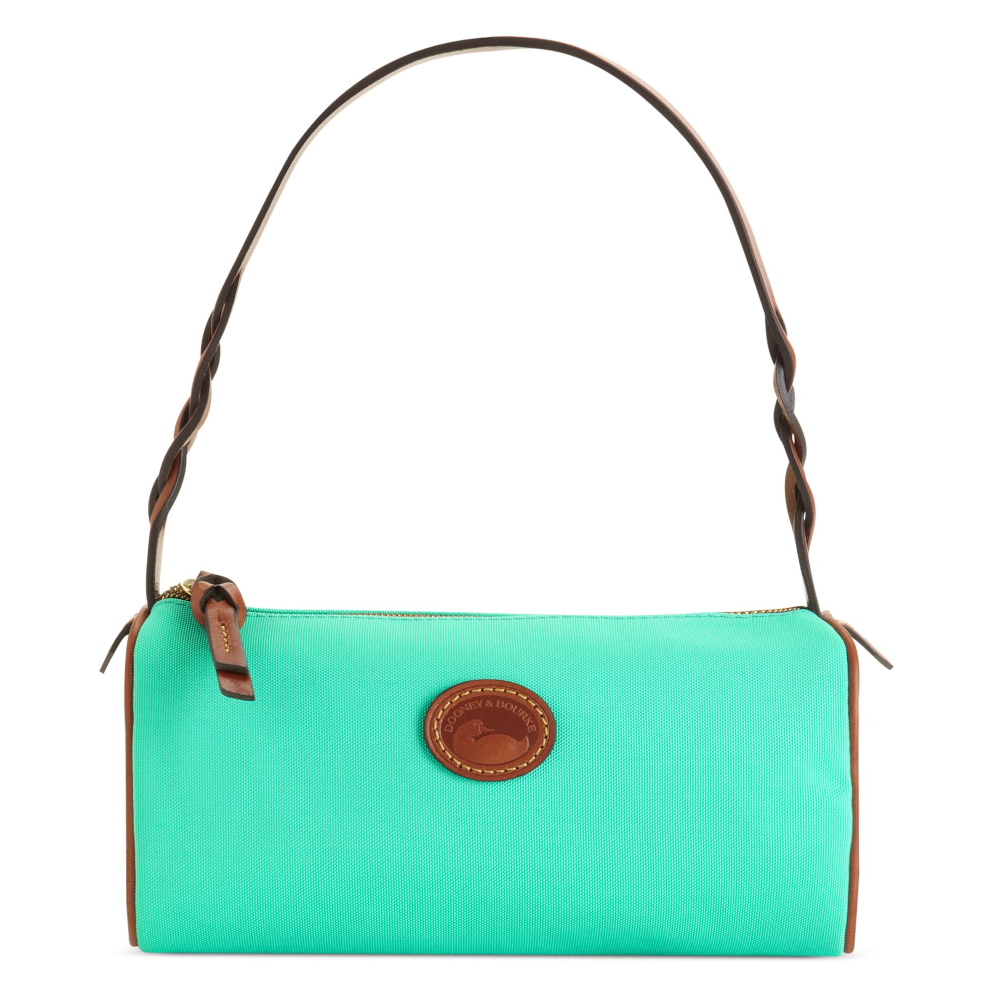 Lyst Dooney Bourke Small Nylon Barrel Bag In Green Gallery