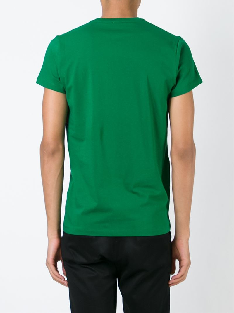Lyst - Jil Sander Printed T-shirt in Green for Men