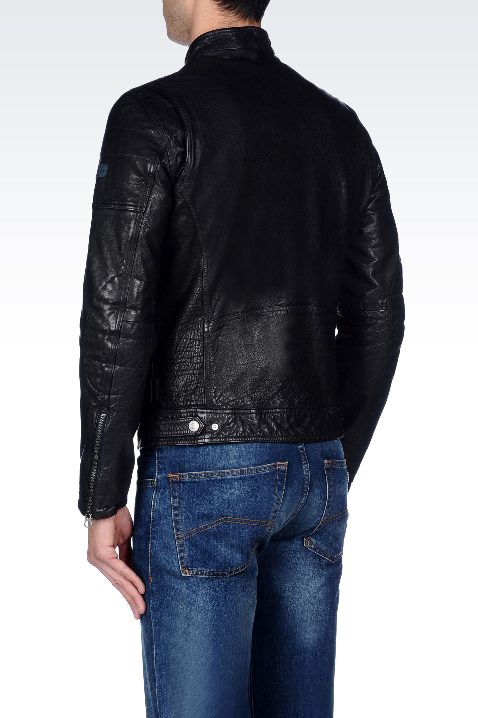 just jeans leather jacket