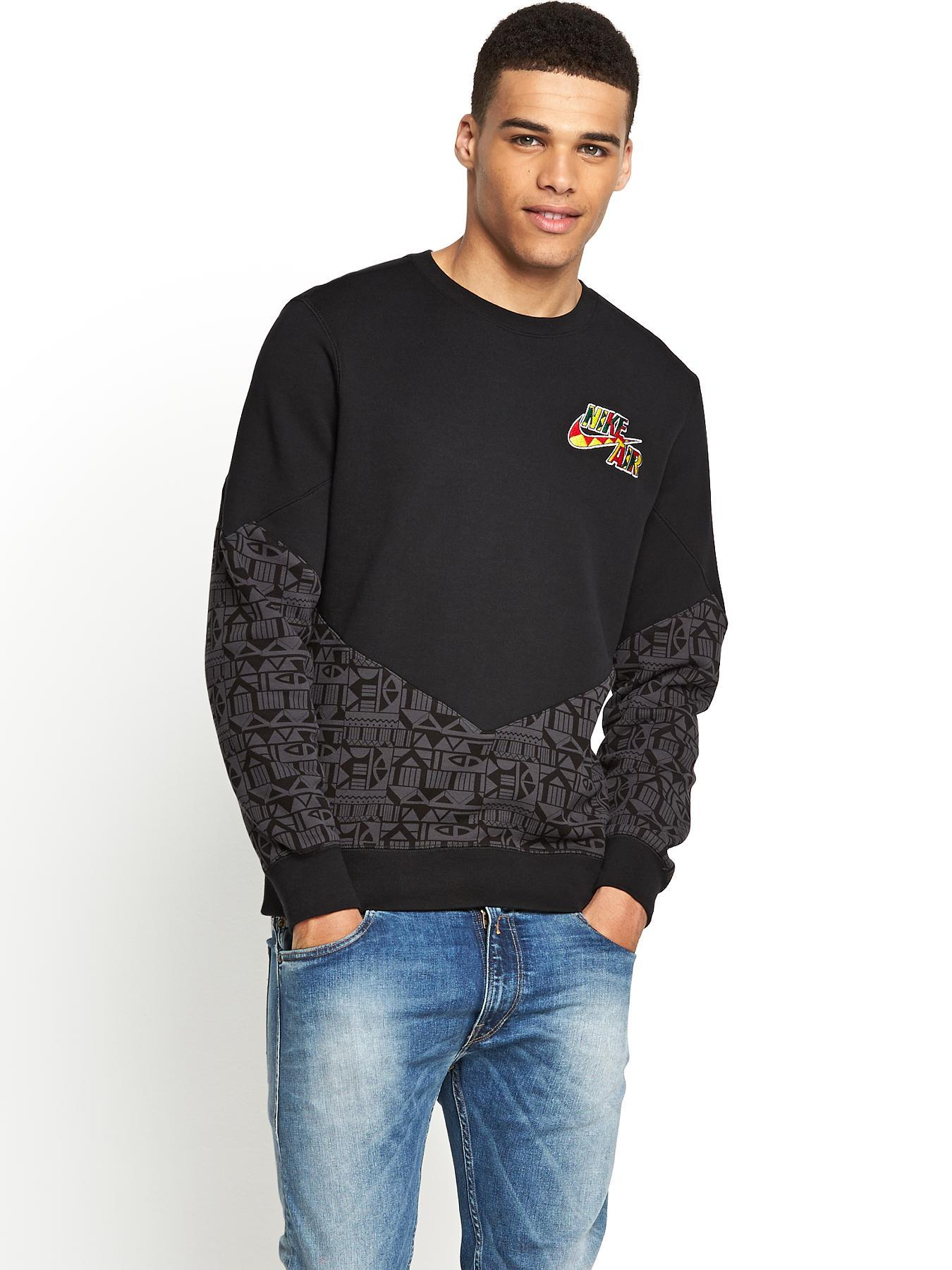 Download Nike Bb Pivot Mens Crew Neck Sweatshirt in Black for Men ...