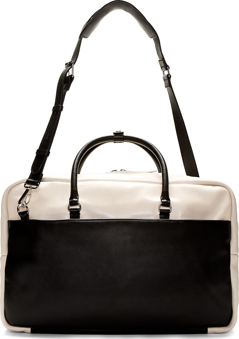 marc jacobs leather duffle bag