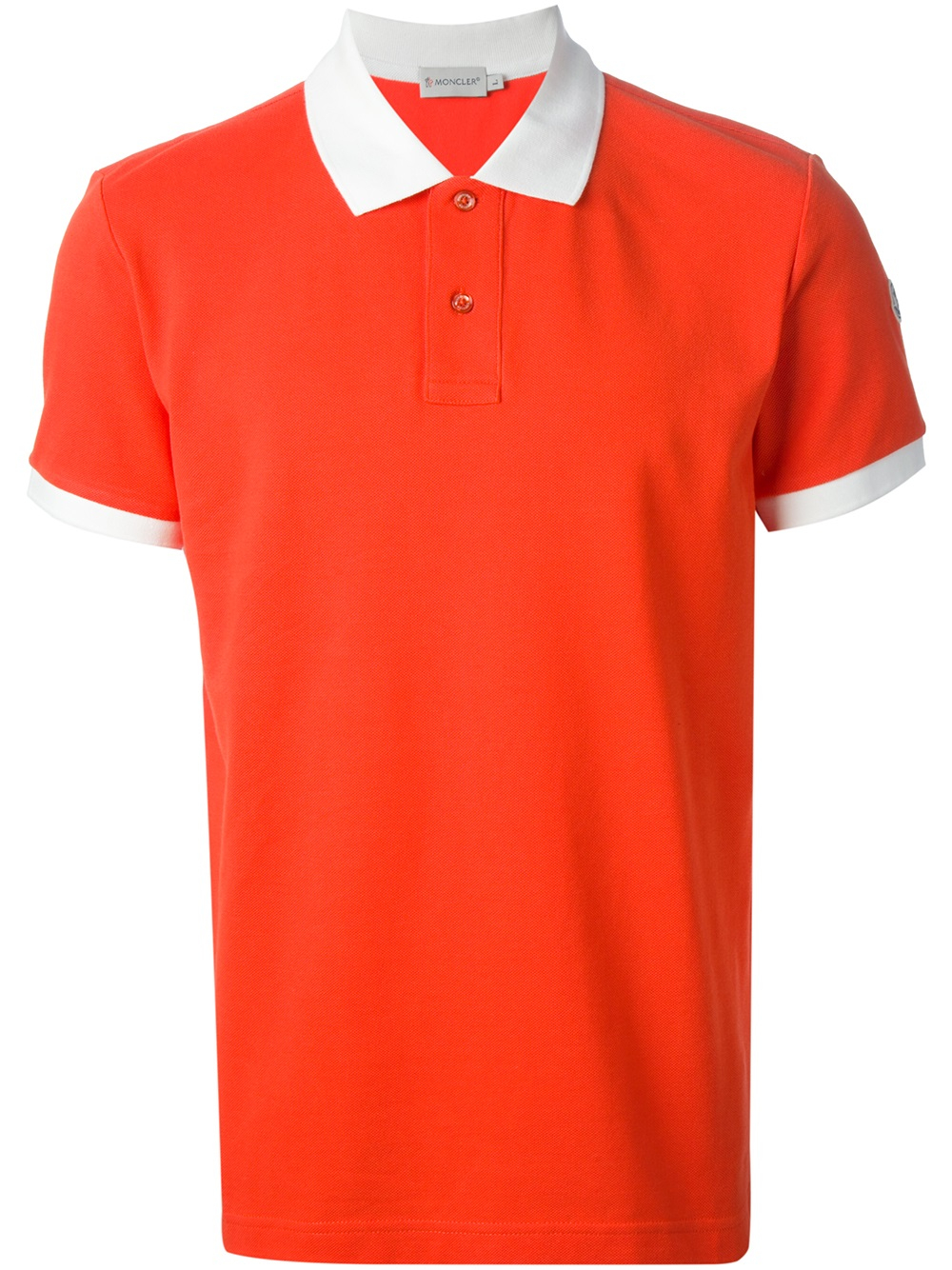 moncler orange polo moncler orange polo