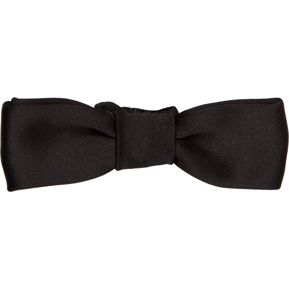 Lyst - Lanvin Satin Mini Bow Tie in Black for Men