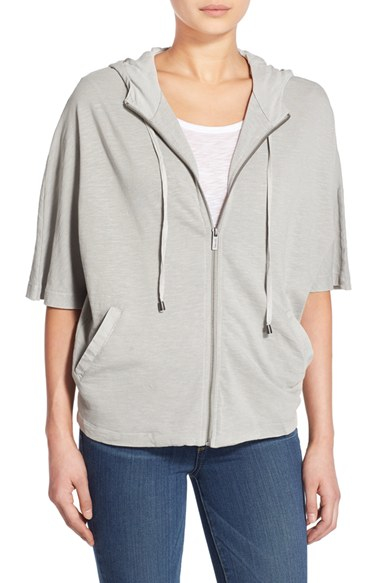 Your Selections Autumn Hoodie Zip up Short Sleeve Jacket for Women Thin Sweater Sweatshirt Summer Lightweight Coat. from $ 19 99 Prime. out of 5 stars 5. Xpril. Women's cotton Zip up hoodie T-shirt. from $ 14 99 Prime. out of 5 stars PimaTee. Women's French Terry Short Sleeve Zip Hoodie $ .