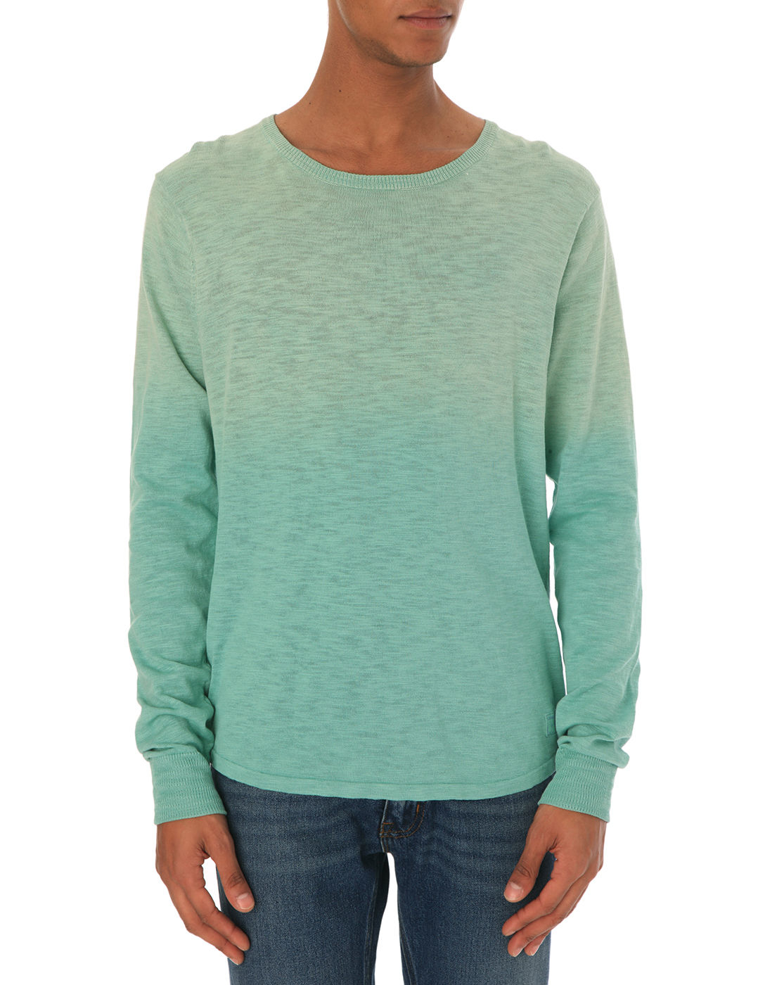 Round-Neck Sweater Green