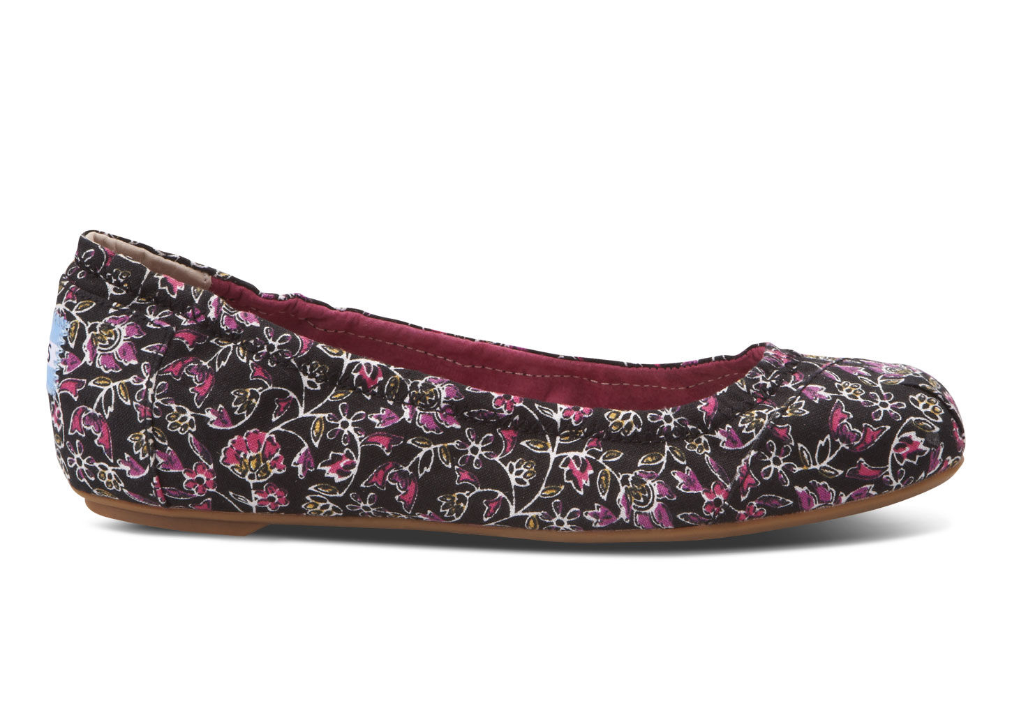 toms black lace flats