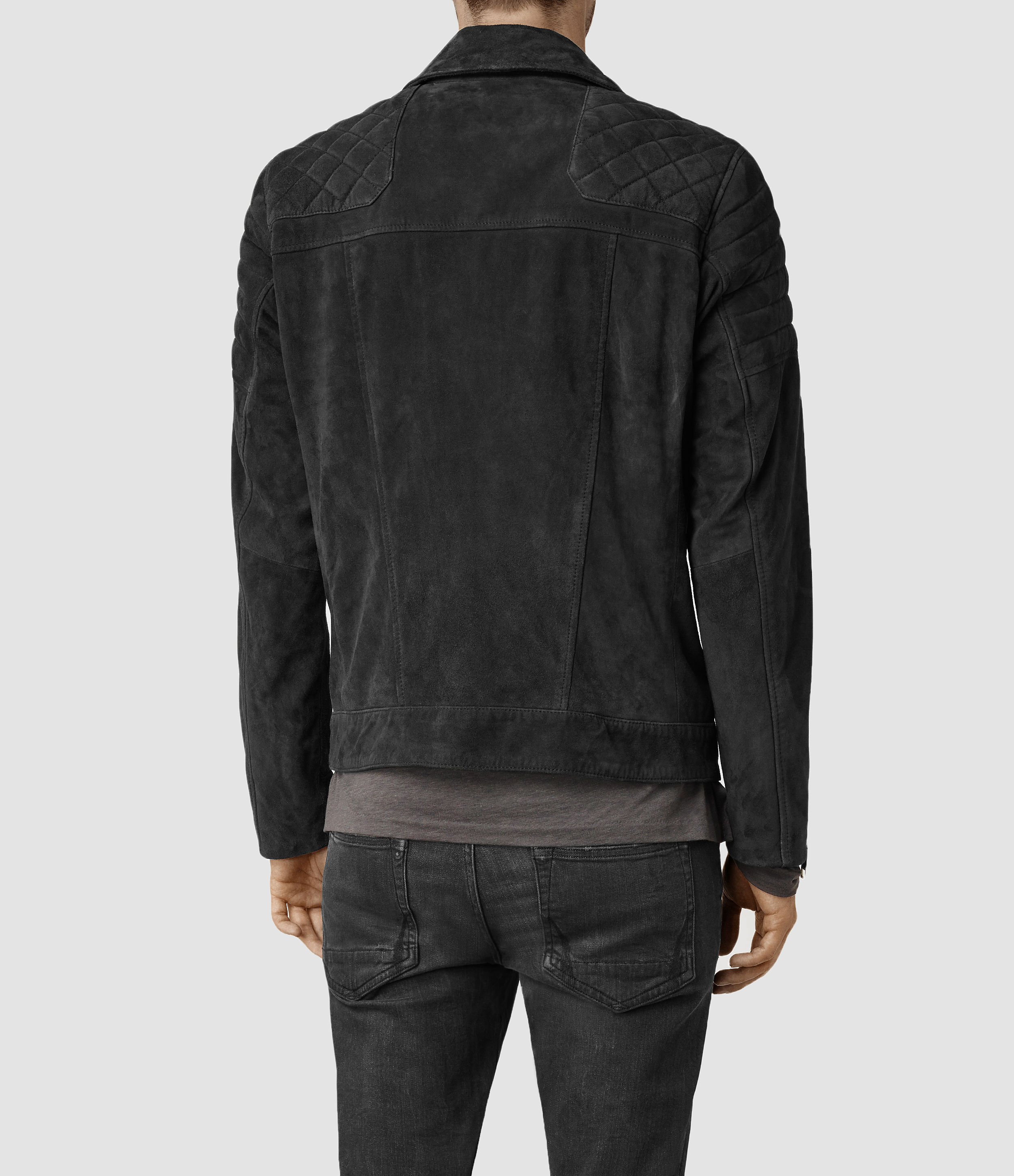 all saints suede moto jacket