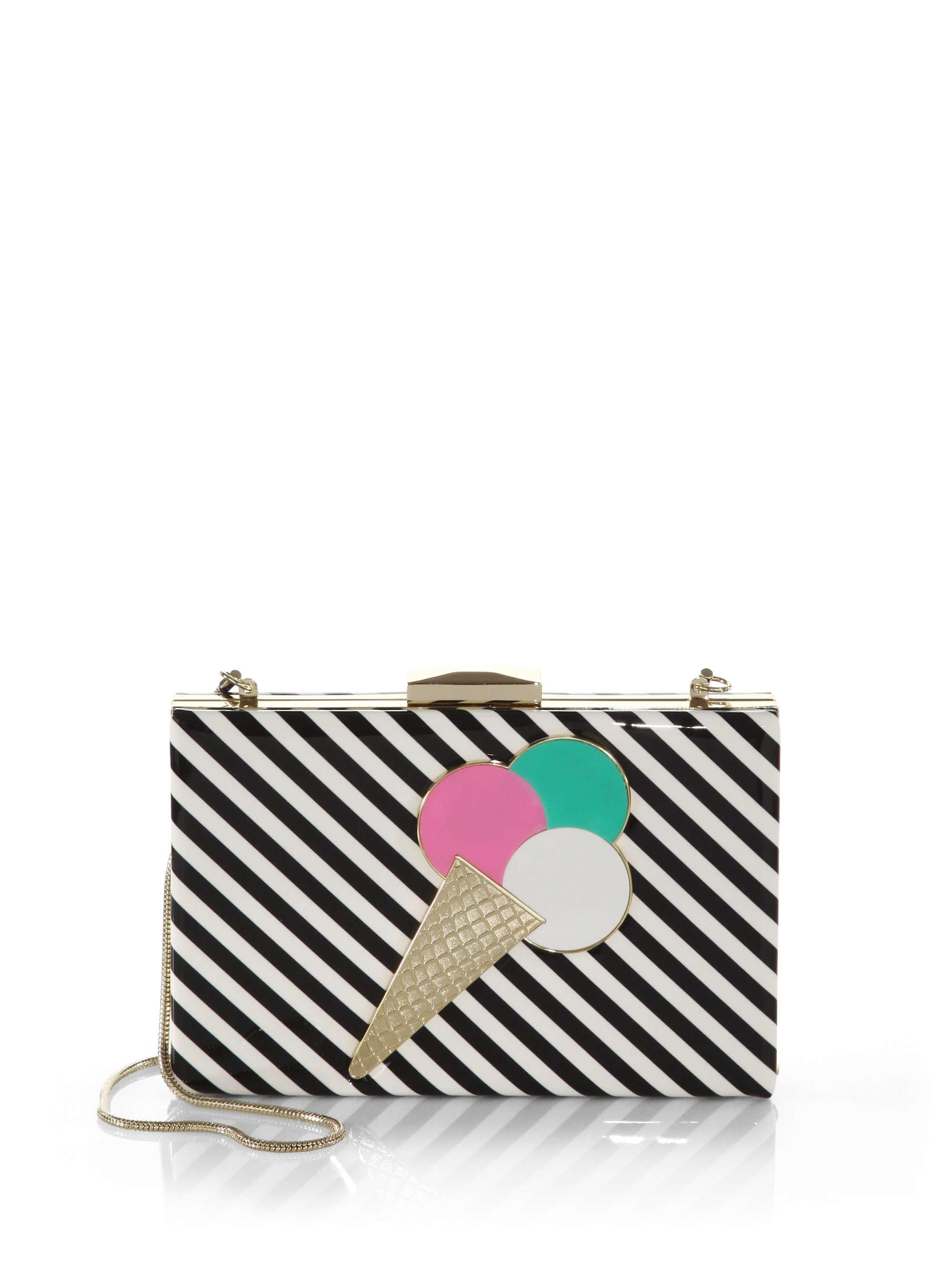Lyst Kate Spade New York Miss Pennys Emanuelle Vinyl Ice Cream Clutch