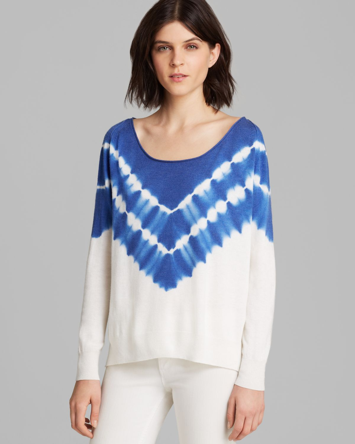 Joie Sweater Emari C Tie Dye in Blue (Deep Lapis) | Lyst