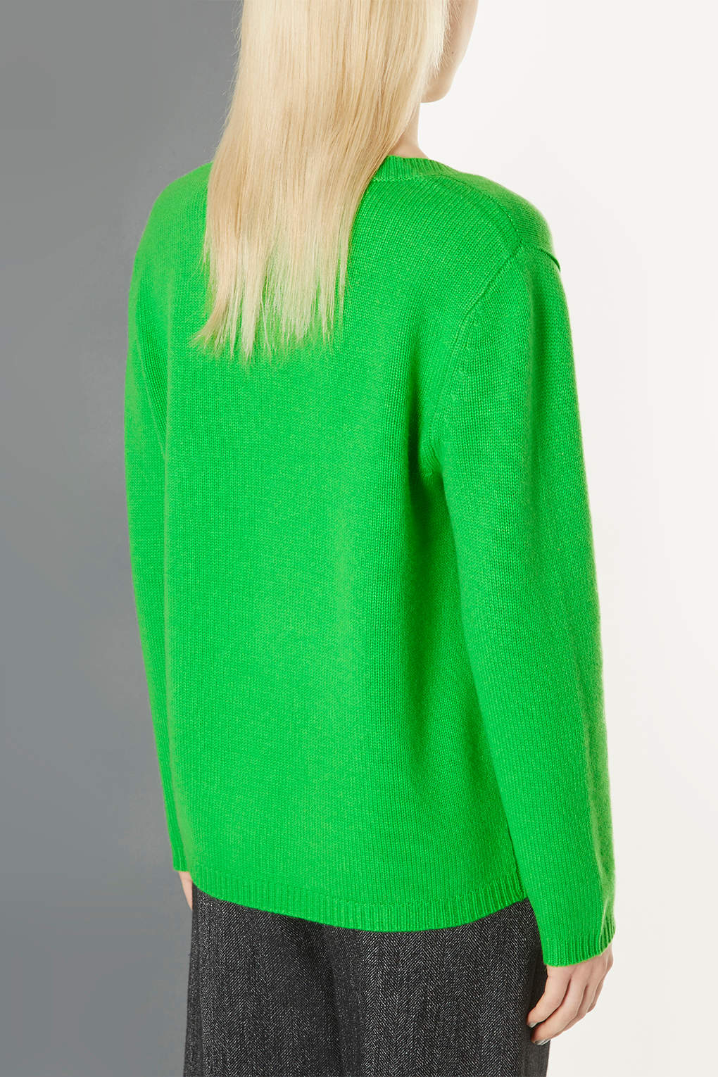 bottle green cashmere jumper