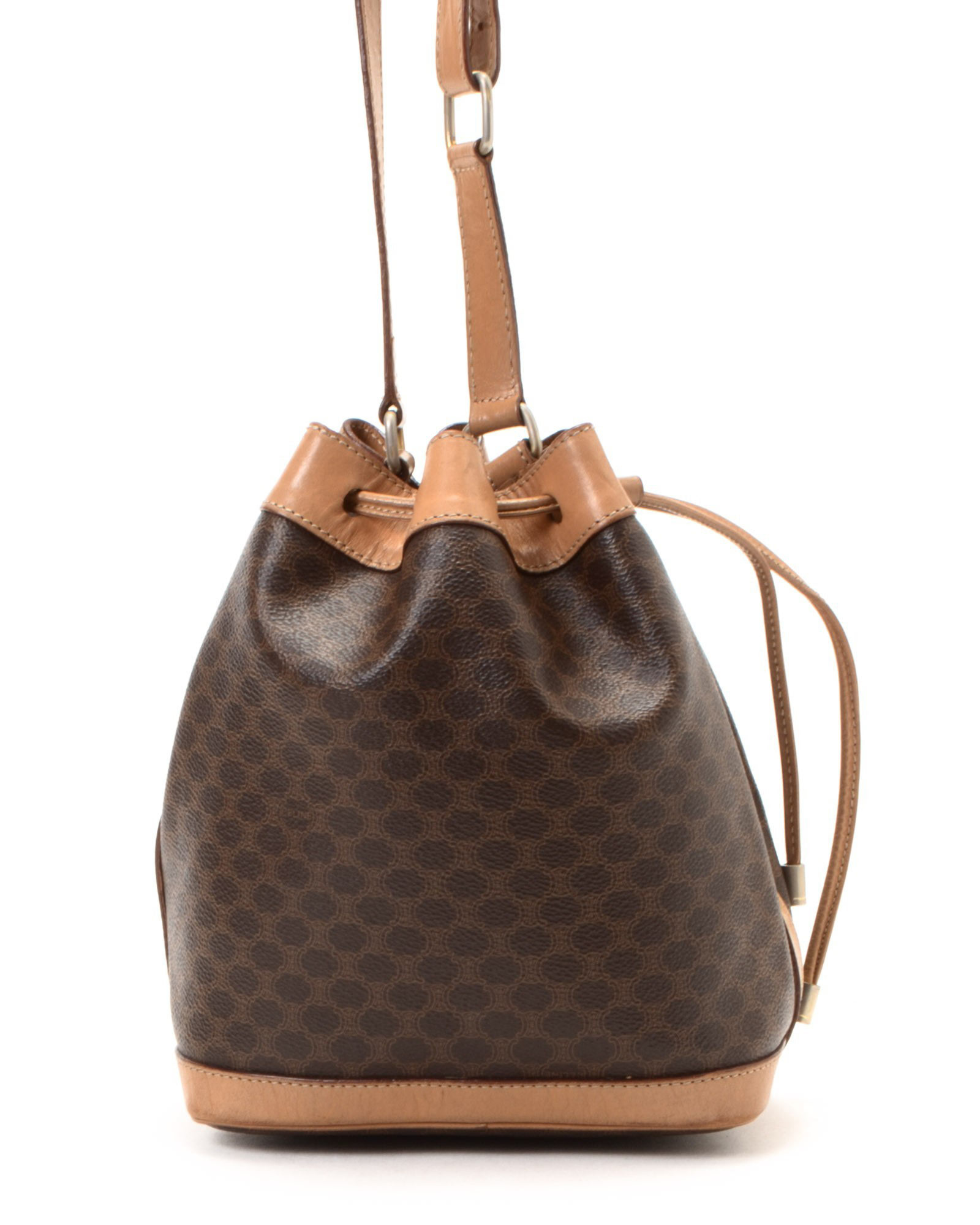 buy replica bag - celine brown signature crossbody bag