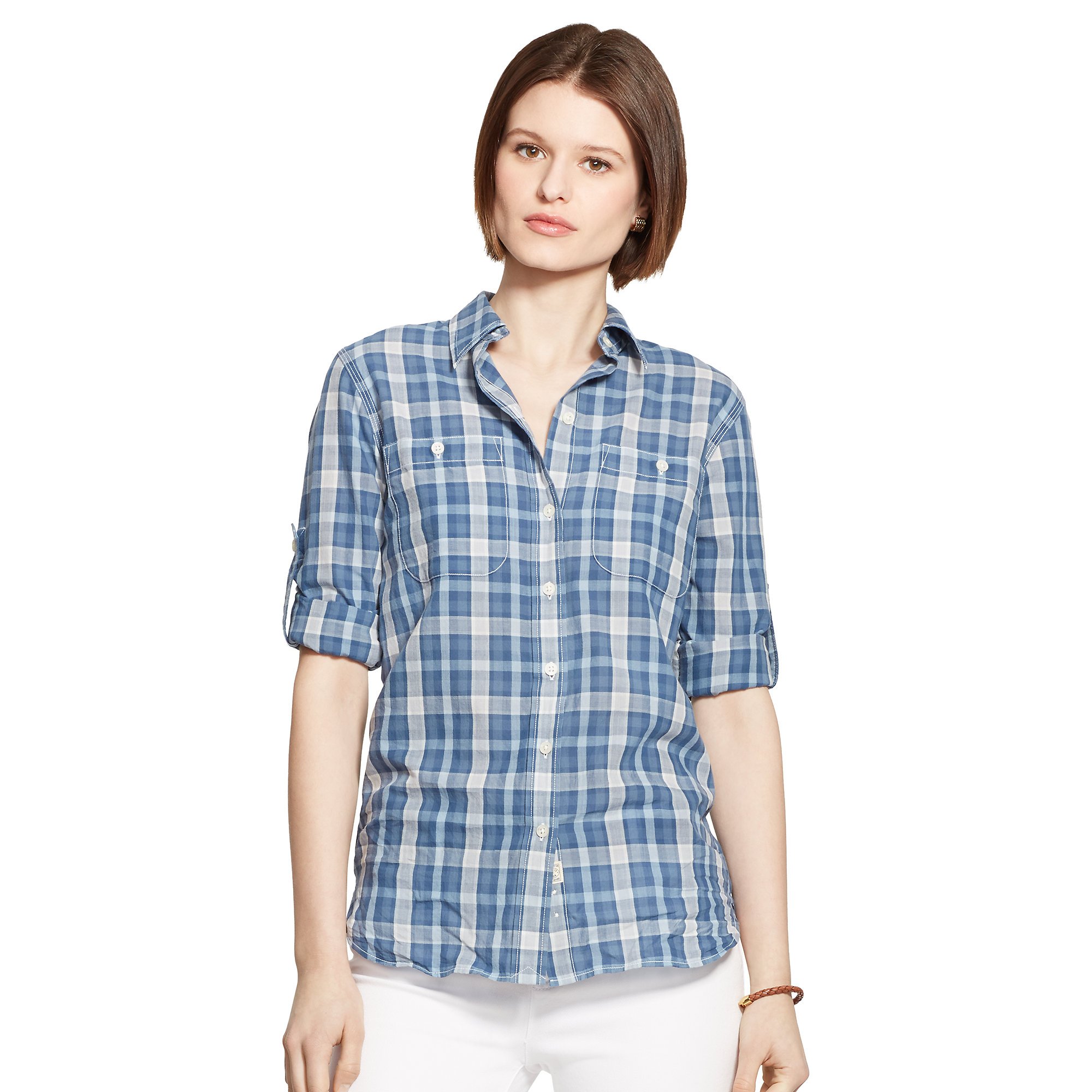 Lyst Ralph Lauren Plaid Cotton Shirt In Blue 2798