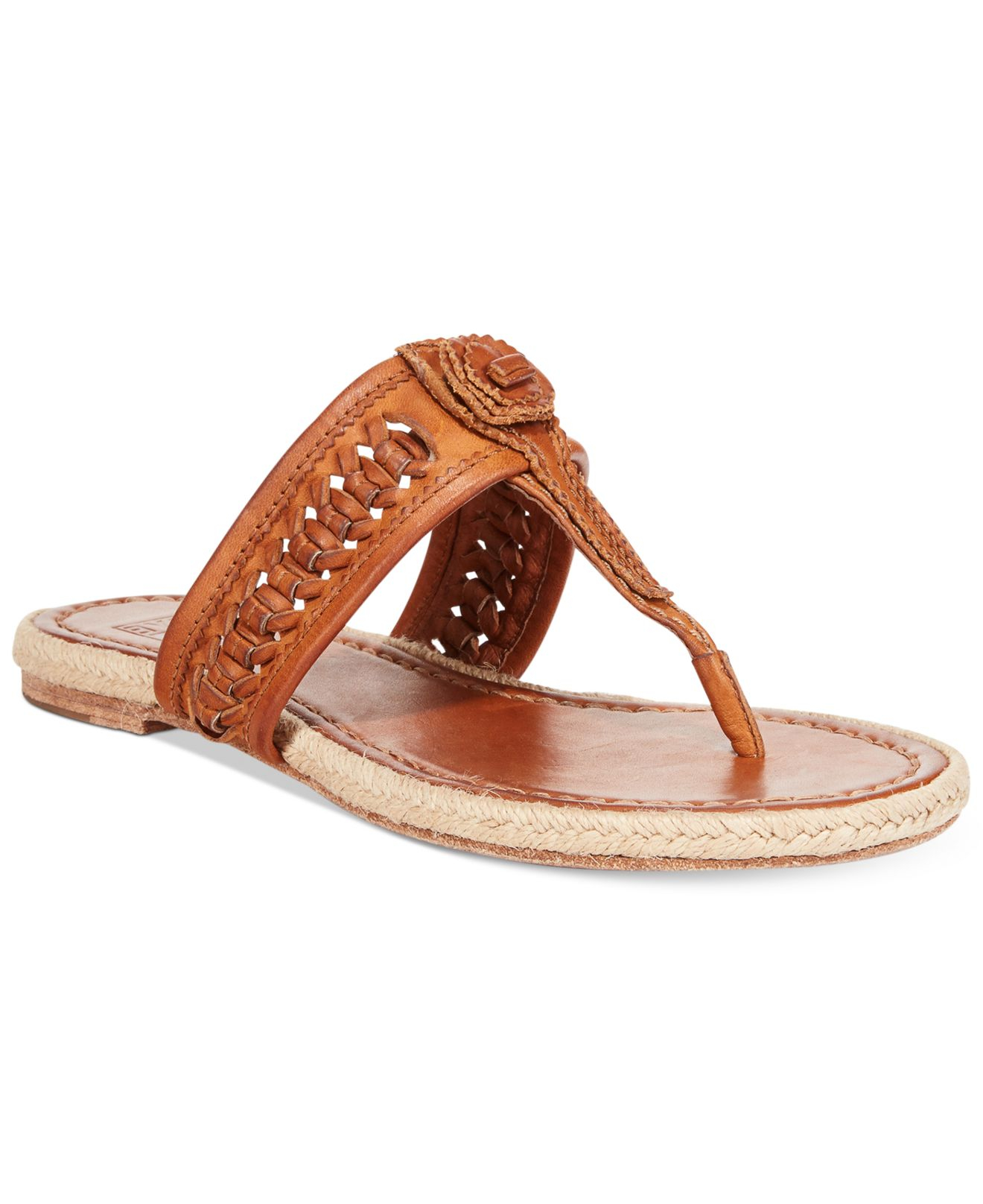 Lyst - Frye Women'S Cleo Concho Thong Sandals in Brown
