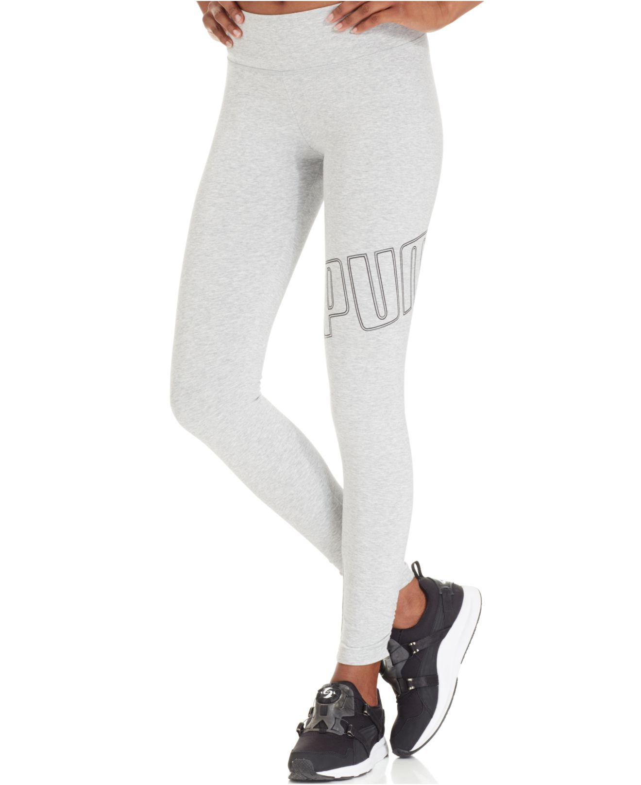 puma gray joggers