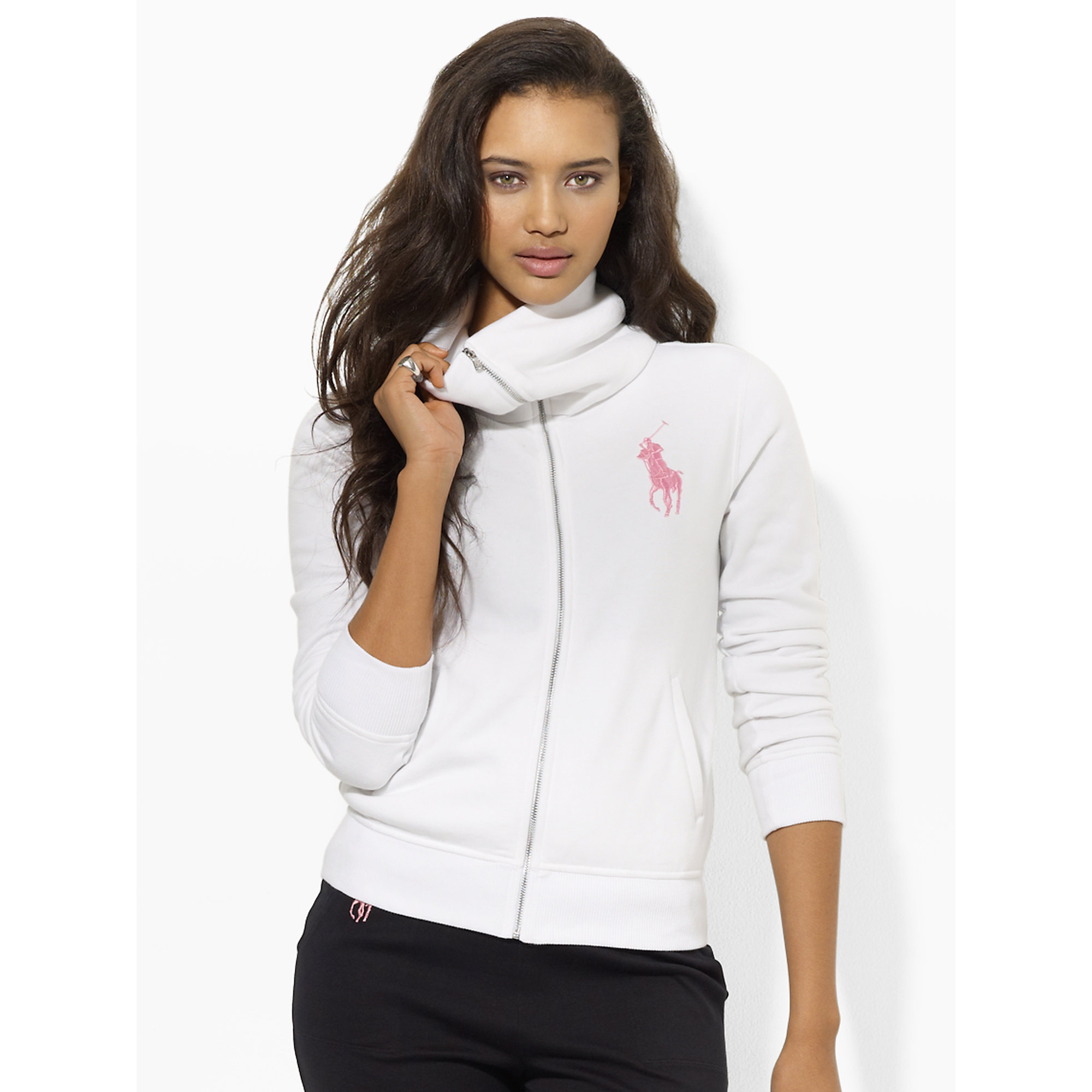 Lyst - Pink Pony Pink Pony Full-zip Jacket in White