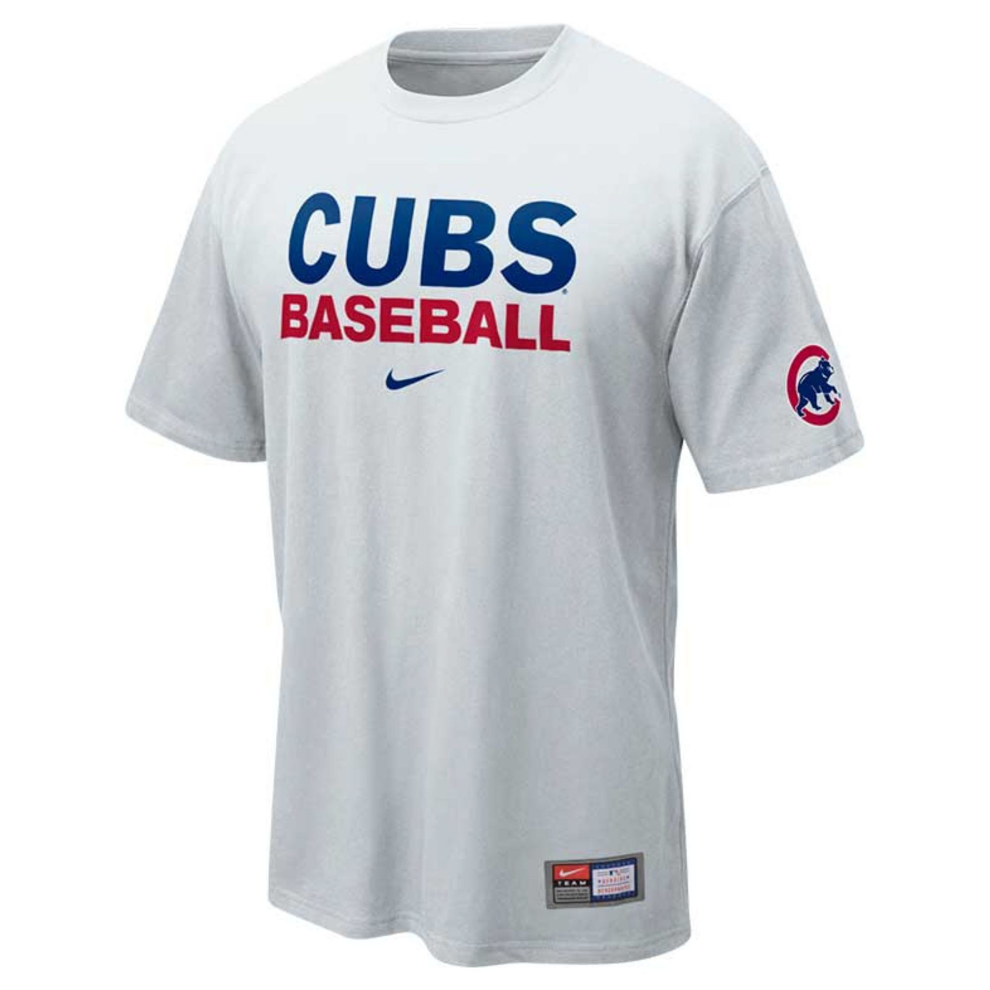 white chicago cubs shirt