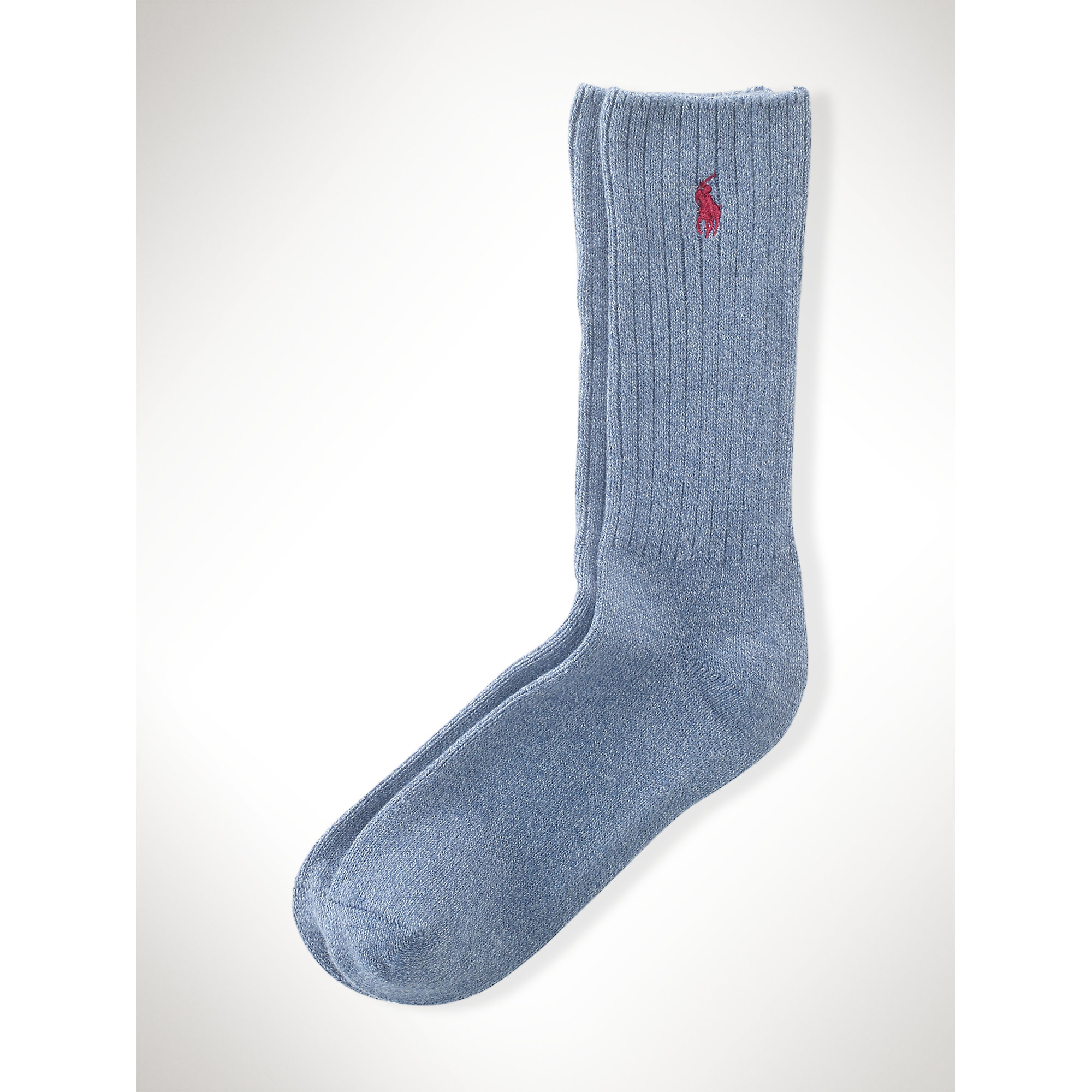 Polo ralph lauren Cottonblend Crew Socks in Blue for Men Lyst