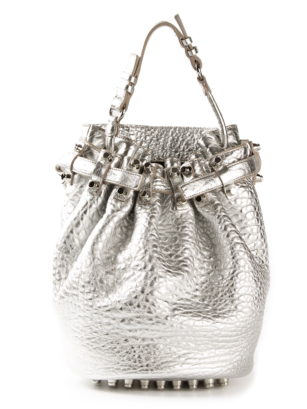 Alexander Wang 'Diego' Bucket Bag in Silver (metallic) | Lyst