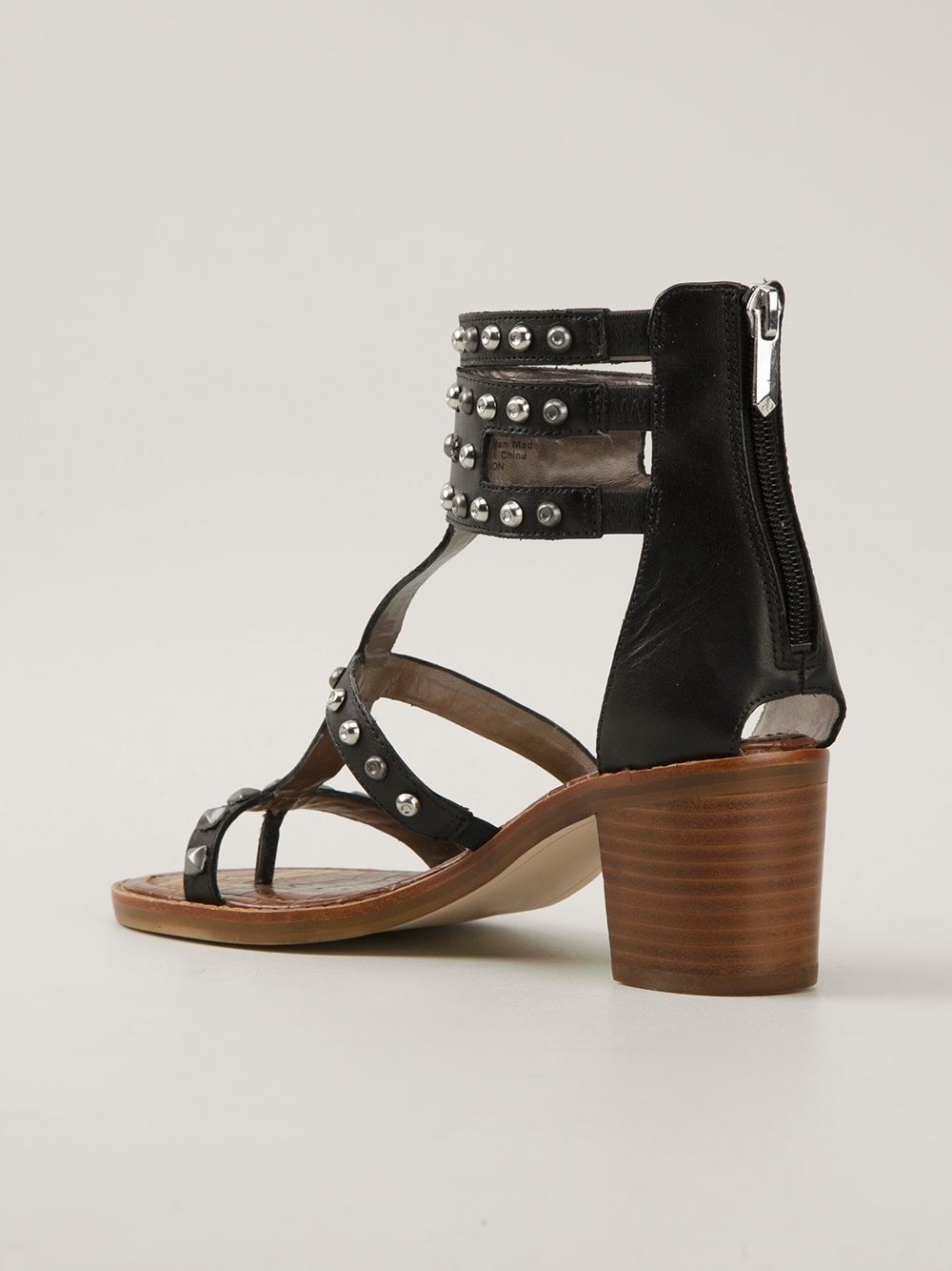 Lyst Sam  Edelman  Dion Studded Sandal  in Black 