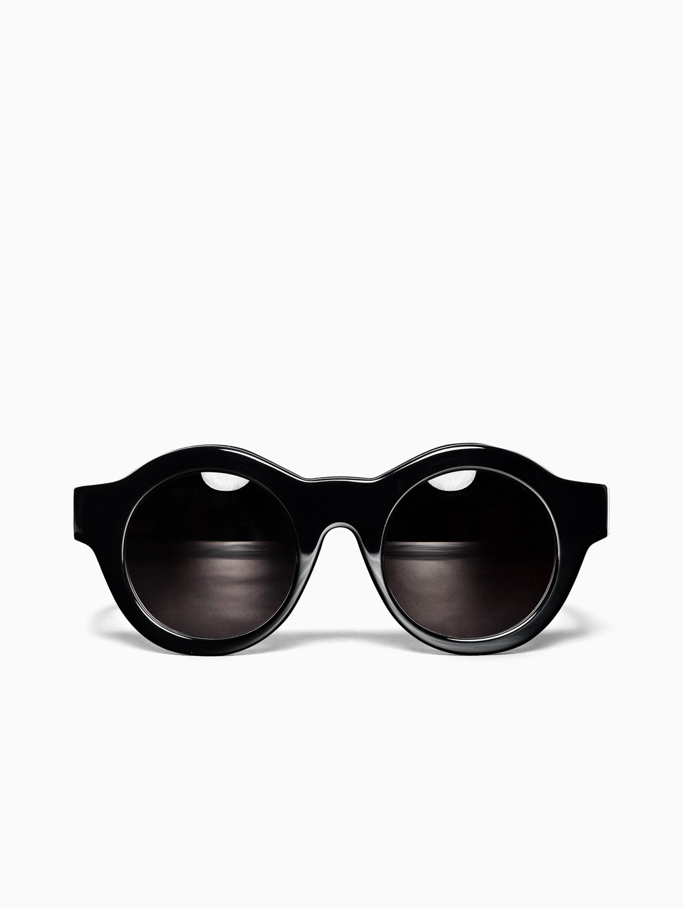 Lyst Kuboraum Circular Sunglasses in Black for Men