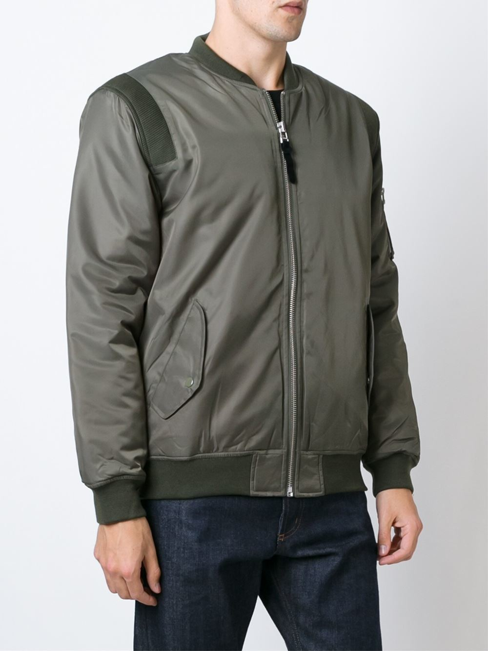 Lyst - Stussy Classic Bomber Jacket in Green for Men