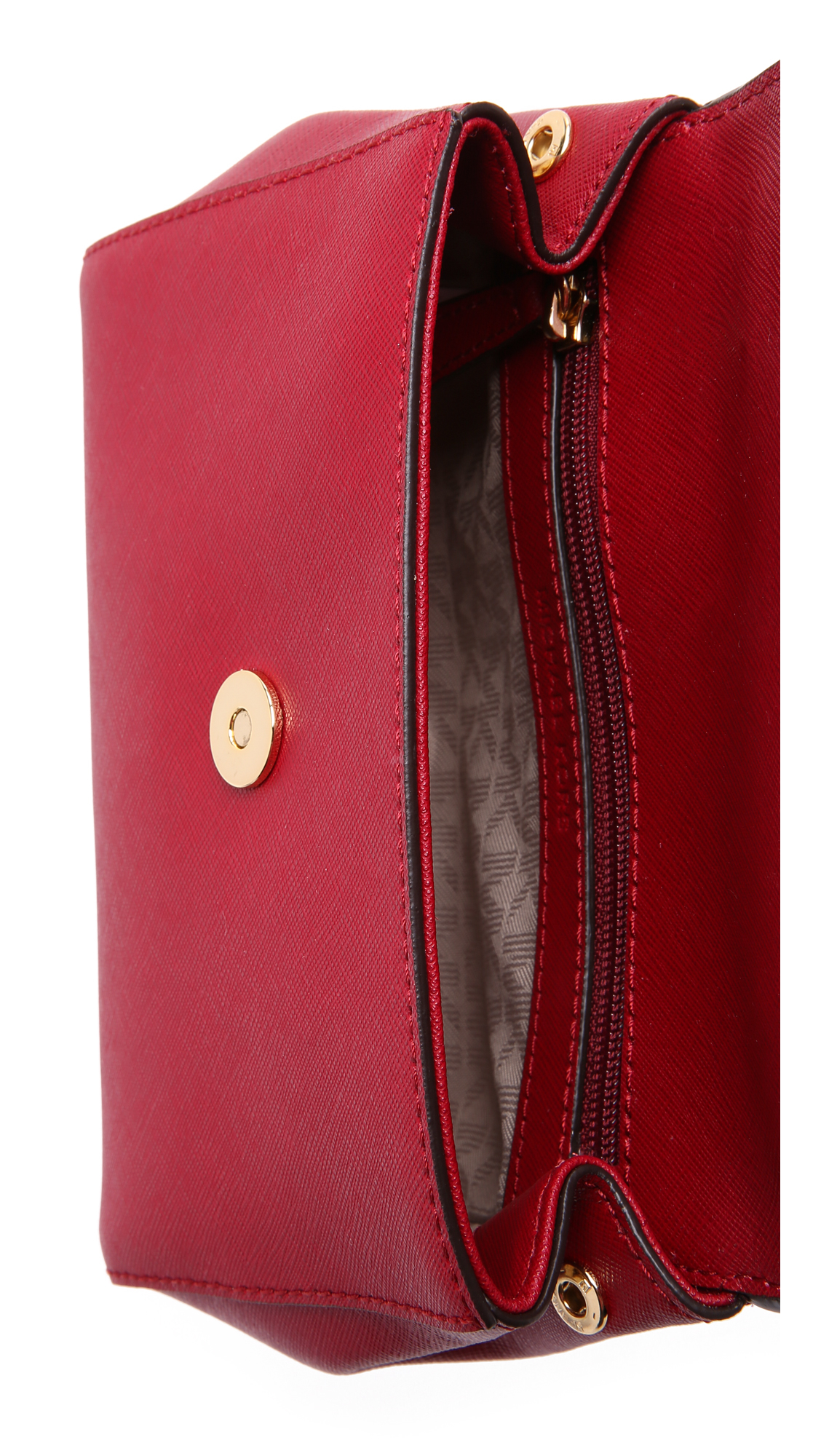 Lyst - MICHAEL Michael Kors Ava Extra Small Cross Body Bag - Cherry in Red